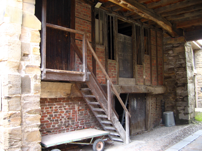 The college timber loft, a reminder that Cathedral priories needed to think of mundane issues like heating and storage as well. 